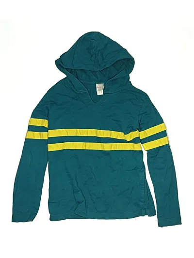 Pre-owned Hanna Andersson Kids' Pullover Sweater In Teal