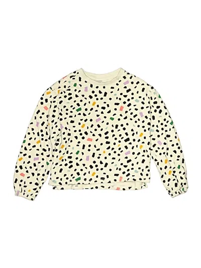 Pre-owned Hanna Andersson Kids' Pullover Sweater In White