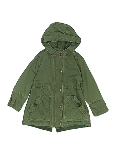 Pre-owned Hanna Andersson Kids' Raincoat In Green