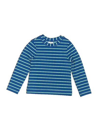 Pre-owned Hanna Andersson Kids' Rash Guard In Blue