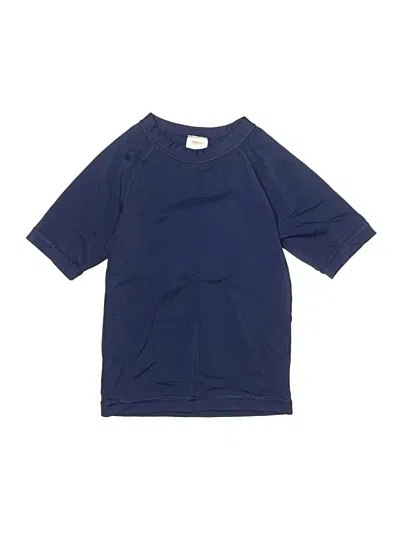 Pre-owned Hanna Andersson Kids' Rash Guard In Blue