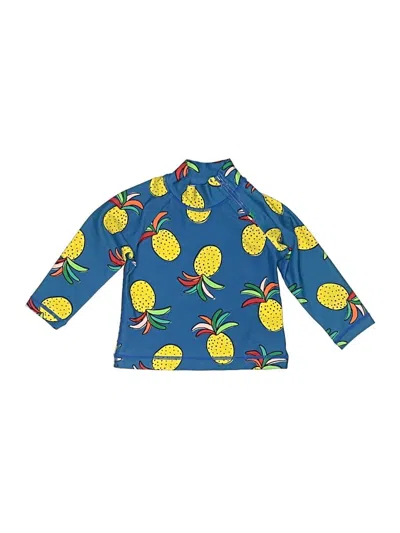 Pre-owned Hanna Andersson Kids' Rash Guard In Blue