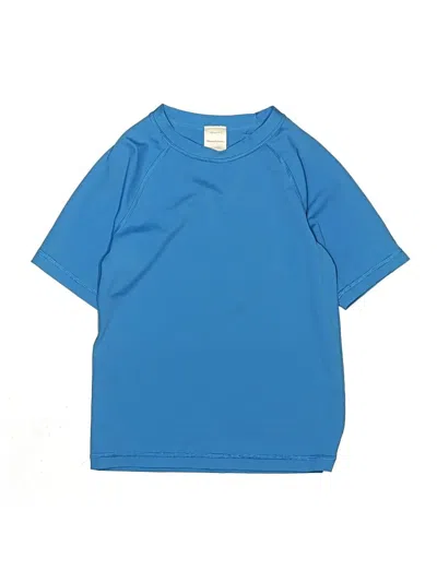 Pre-owned Hanna Andersson Kids' Rash Guard In Blue