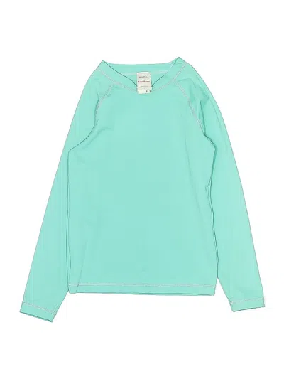 Pre-owned Hanna Andersson Kids' Rash Guard In Green