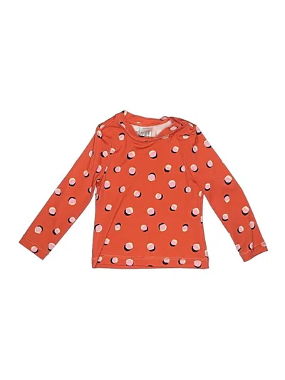 Pre-owned Hanna Andersson Kids' Rash Guard In Orange