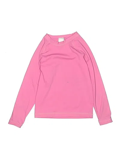 Pre-owned Hanna Andersson Kids' Rash Guard In Pink