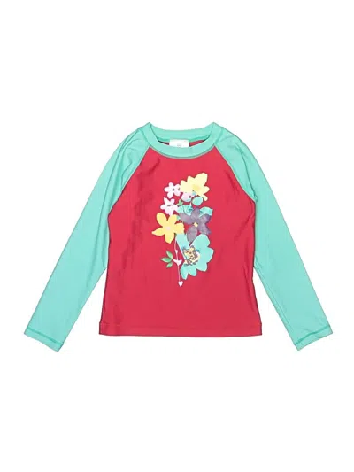 Pre-owned Hanna Andersson Kids' Rash Guard In Red