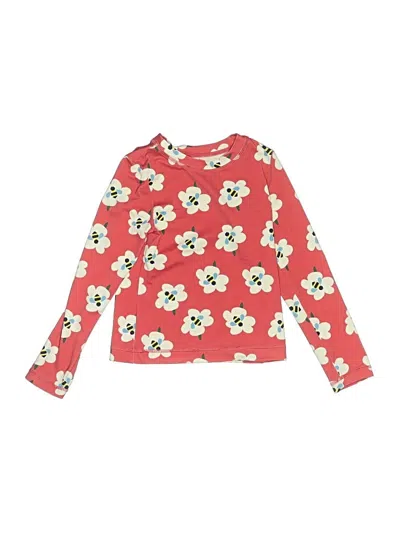 Pre-owned Hanna Andersson Kids' Rash Guard In Red