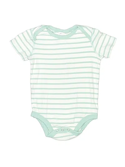 Pre-owned Hanna Andersson Kids' Short Sleeve Onesie In Green