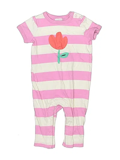 Pre-owned Hanna Andersson Babies' Short Sleeve Onesie In Pink