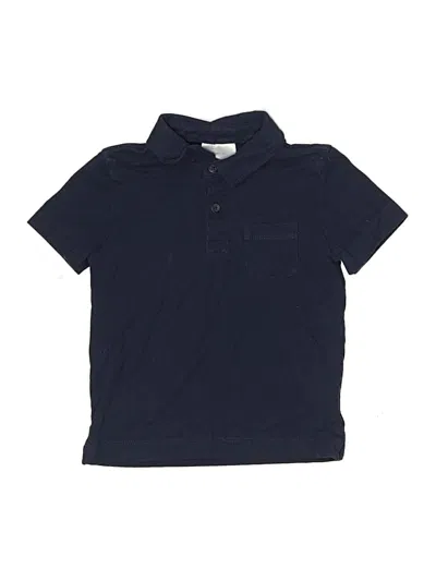 Pre-owned Hanna Andersson Kids' Short Sleeve Polo Shirt In Blue
