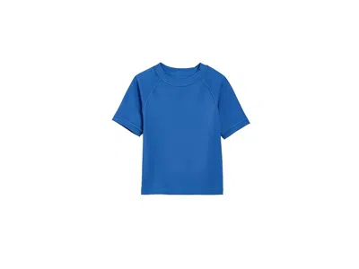 Hanna Andersson Short Sleeve Solid Rashguard (toddler/little Kid/big Kid) Boy's Swimwear Plunge Blue: 5 Years (littl