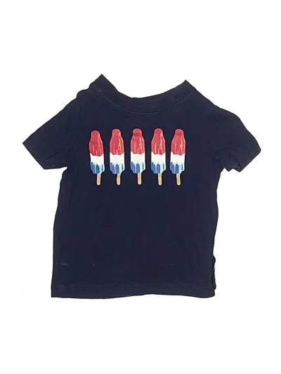 Pre-owned Hanna Andersson Kids' Short Sleeve T-shirt In Blue