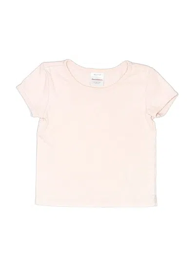 Pre-owned Hanna Andersson Kids' Short Sleeve T-shirt In White