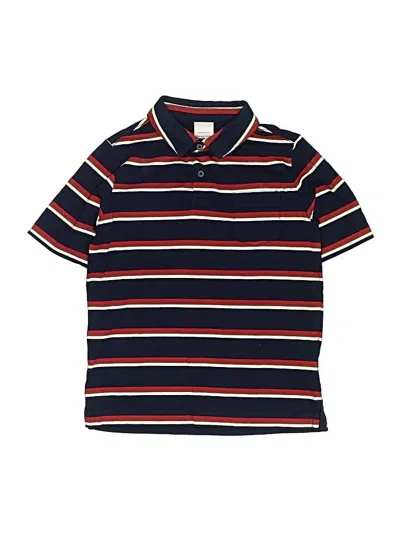 Pre-owned Hanna Andersson Kids' Short Sleeve Top Blue Tops