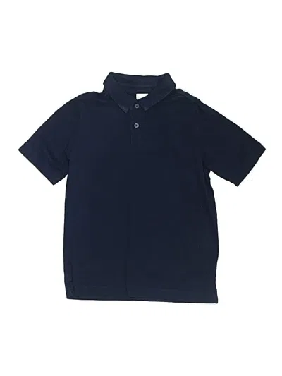 Pre-owned Hanna Andersson Kids' Short Sleeve Top Blue Tops