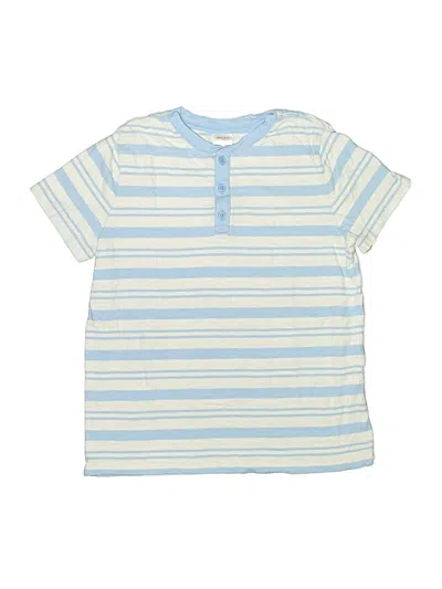 Pre-owned Hanna Andersson Kids' Short Sleeve Top Blue Tops