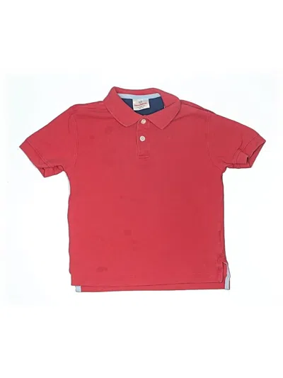 Pre-owned Hanna Andersson Kids' Short Sleeve Top Red Tops