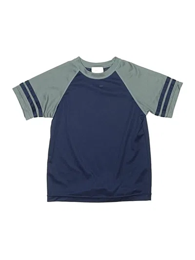 Pre-owned Hanna Andersson Kids' Short Sleeve T-shirt In Blue