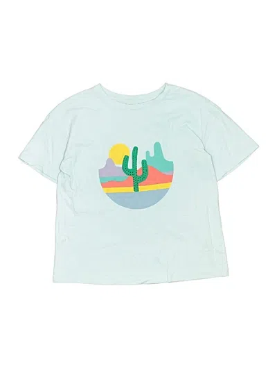 Pre-owned Hanna Andersson Kids' Short Sleeve T-shirt In Blue