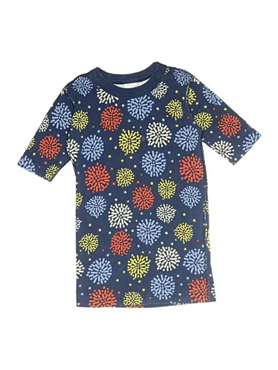 Pre-owned Hanna Andersson Kids' Short Sleeve T-shirt In Blue