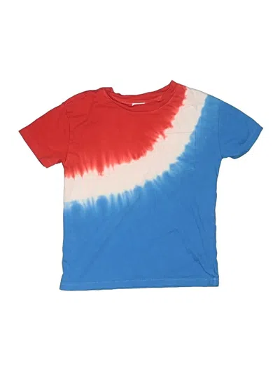 Pre-owned Hanna Andersson Kids' Short Sleeve T-shirt In Blue