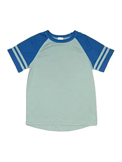 Pre-owned Hanna Andersson Kids' Short Sleeve T-shirt In Blue