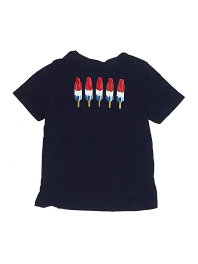 Pre-owned Hanna Andersson Kids' Short Sleeve T-shirt In Blue