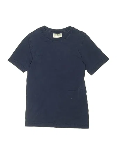 Pre-owned Hanna Andersson Kids' Short Sleeve T-shirt In Blue