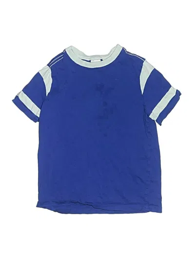 Pre-owned Hanna Andersson Kids' Short Sleeve T-shirt In Blue
