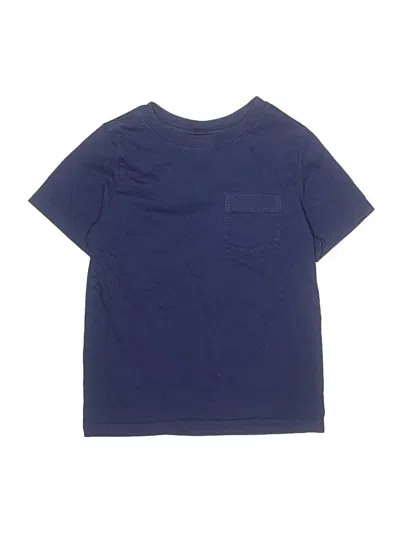 Pre-owned Hanna Andersson Kids' Short Sleeve T-shirt In Blue