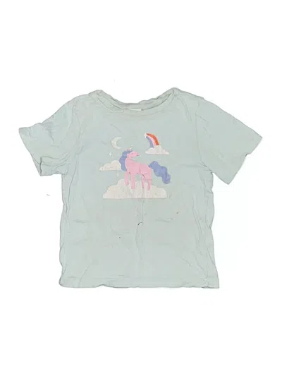 Pre-owned Hanna Andersson Kids' Short Sleeve T-shirt In Blue