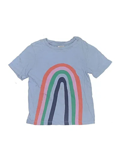 Pre-owned Hanna Andersson Kids' Short Sleeve T-shirt In Blue