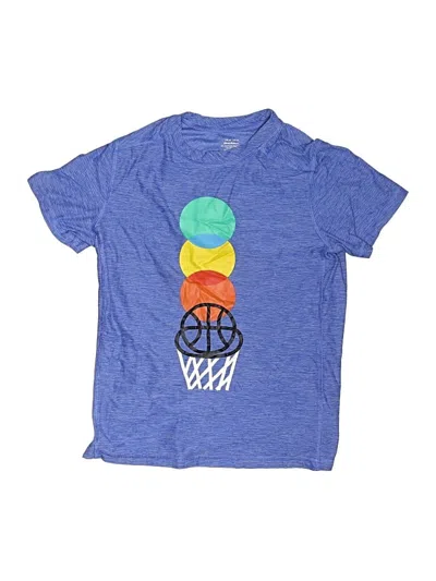 Pre-owned Hanna Andersson Kids' Short Sleeve T-shirt In Blue