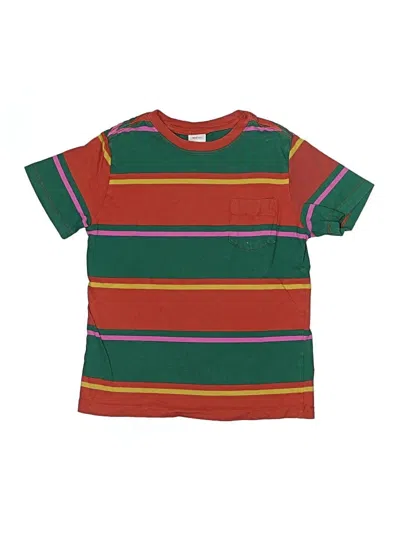 Pre-owned Hanna Andersson Kids' Short Sleeve T-shirt In Burgundy