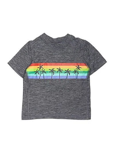Pre-owned Hanna Andersson Kids' Short Sleeve T-shirt In Gray
