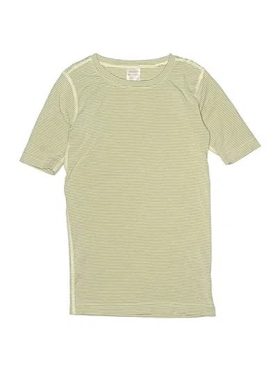 Pre-owned Hanna Andersson Kids' Short Sleeve T-shirt In Green