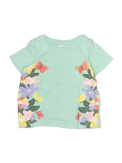 Pre-owned Hanna Andersson Kids' Short Sleeve T-shirt In Green