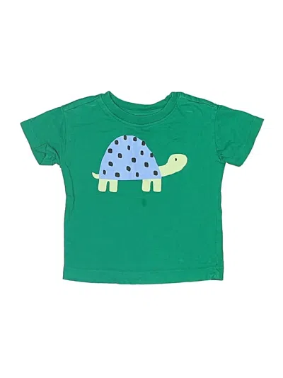 Pre-owned Hanna Andersson Kids' Short Sleeve T-shirt In Green