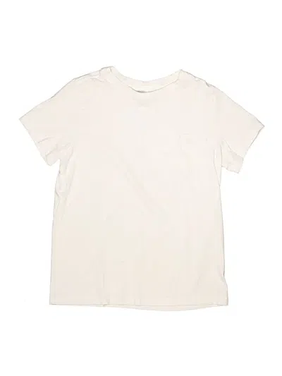 Pre-owned Hanna Andersson Kids' Short Sleeve T-shirt In Ivory