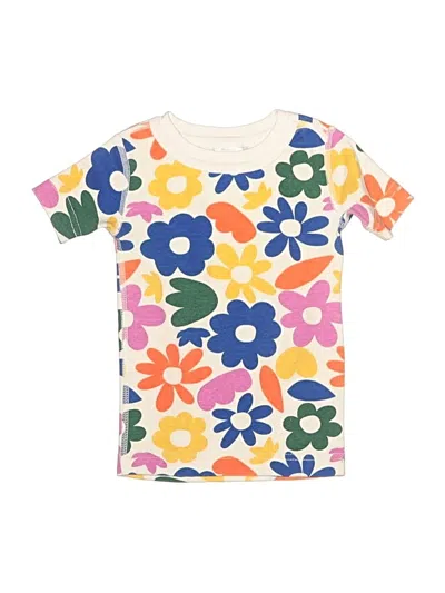 Pre-owned Hanna Andersson Kids' Short Sleeve T-shirt In Ivory