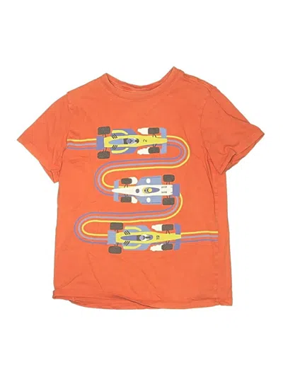 Pre-owned Hanna Andersson Kids' Short Sleeve T-shirt In Orange