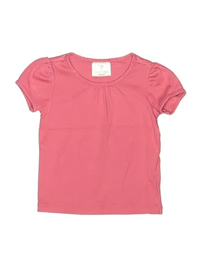 Pre-owned Hanna Andersson Kids' Short Sleeve T-shirt In Pink