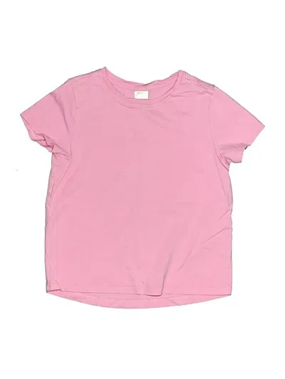 Pre-owned Hanna Andersson Kids' Short Sleeve T-shirt In Pink