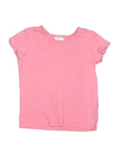 Pre-owned Hanna Andersson Kids' Short Sleeve T-shirt In Pink