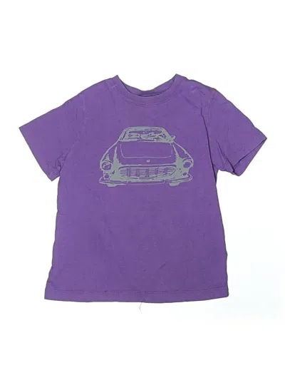 Pre-owned Hanna Andersson Kids' Short Sleeve T-shirt In Purple