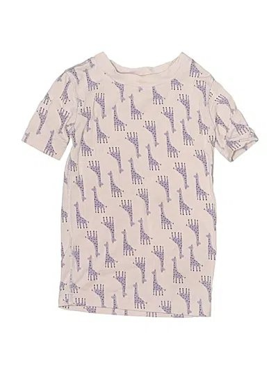 Pre-owned Hanna Andersson Kids' Short Sleeve T-shirt In Purple