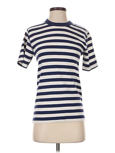 Pre-owned Hanna Andersson Short Sleeve Turtleneck In Ivory