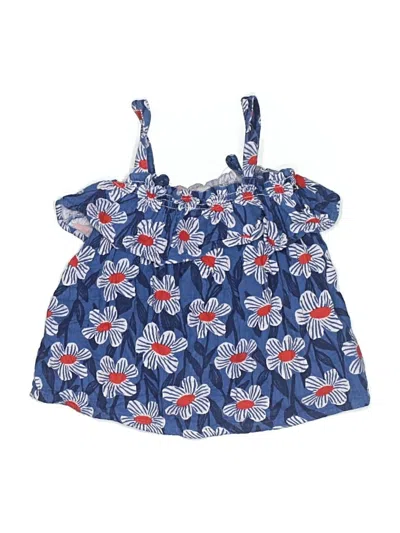 Pre-owned Hanna Andersson Kids' Sleeveless Blouse In Blue