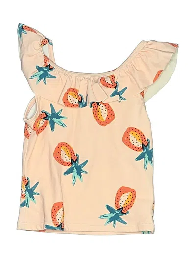 Pre-owned Hanna Andersson Kids' Sleeveless Blouse In Tan